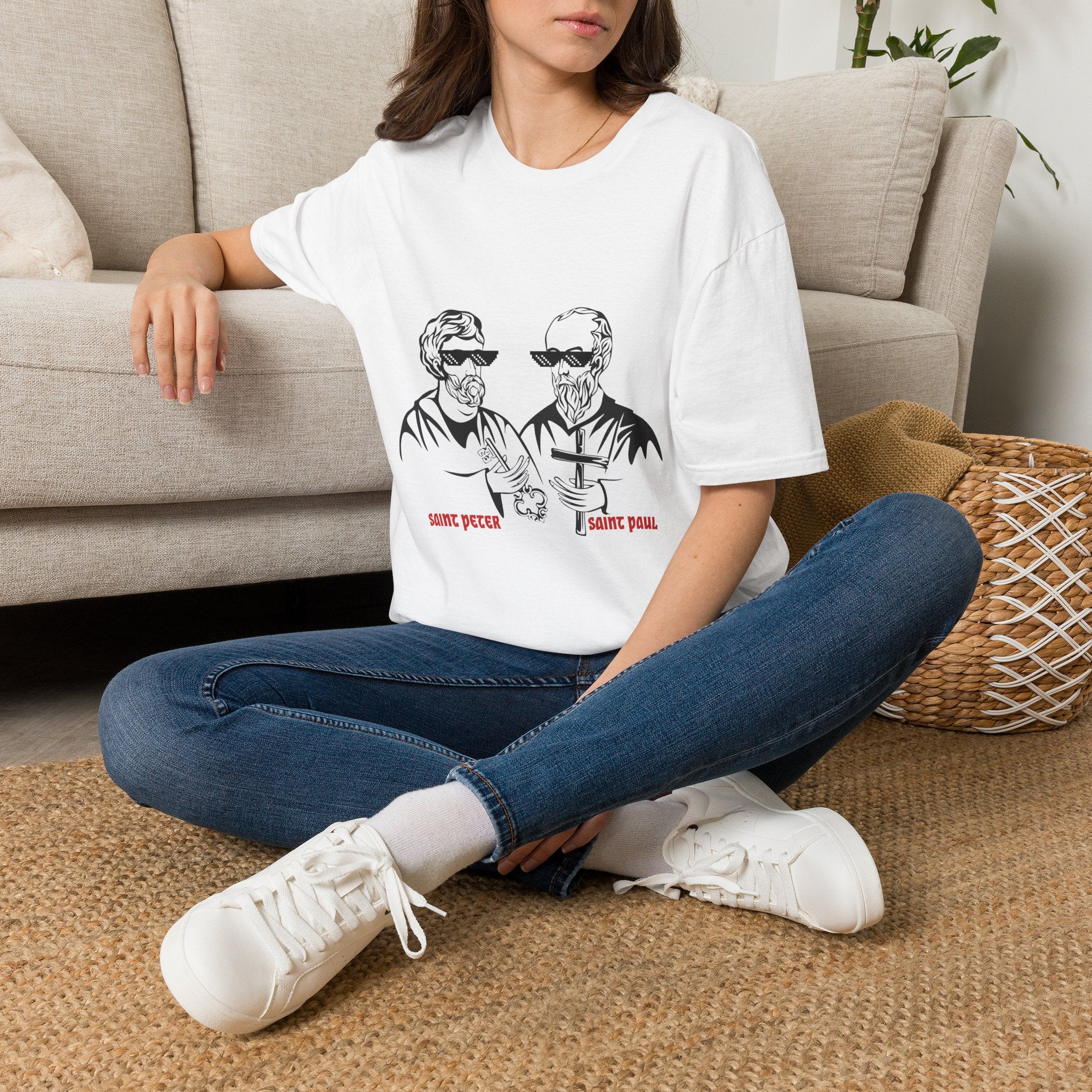 Cool Sts. Peter and Paul Sunglasses Graphic Tee